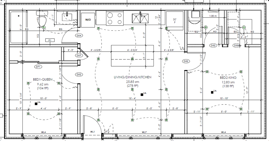 Axe 2 Bedroom Floorplan