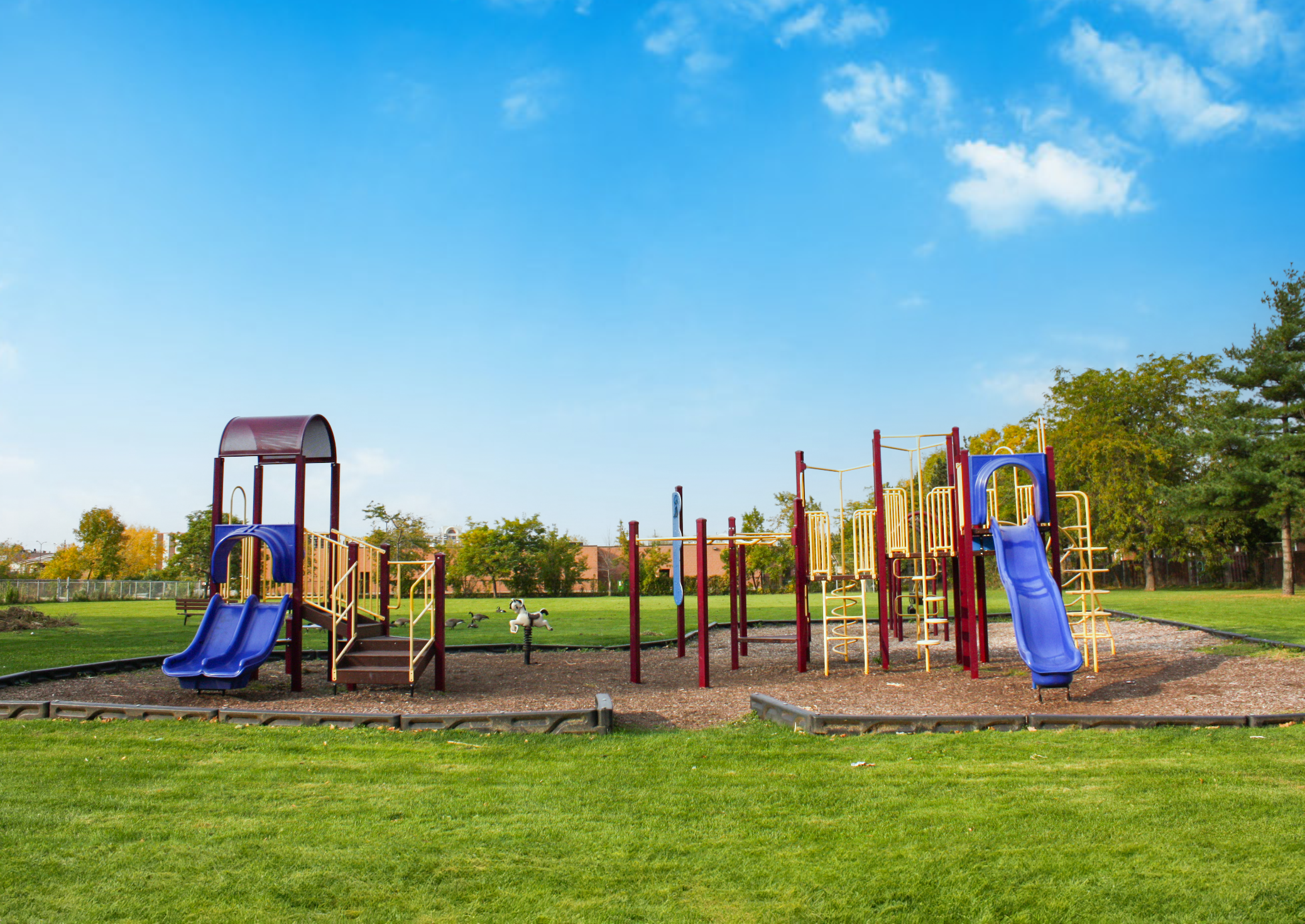 Existing play structure at Torosian Park