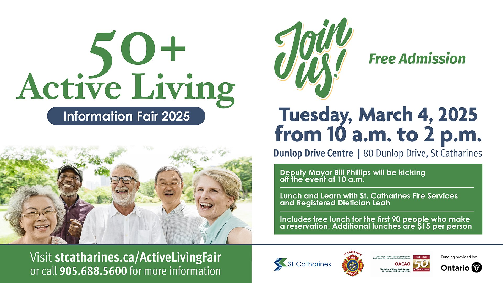 2025 Active Living Info Fair graphic